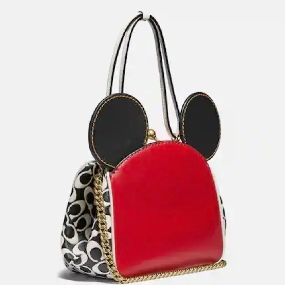 COACH Limited Edition w DISNEY 50TH ANNIVERSARY Mickey Mouse Leather…NWT - Picture 10 of 12